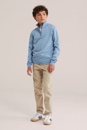 WE Fashion, Striktrøje - light blue
