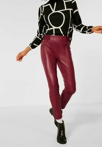Street One Leggings - Byxor - dark red