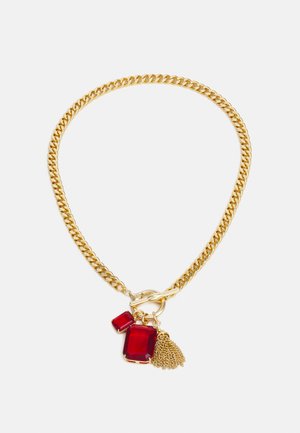Ciondolo - gold-coloured/red