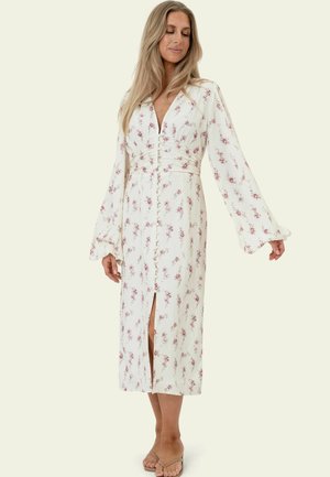 BY IC, ADAIC LONG - Robe de jour - off white vintage rose