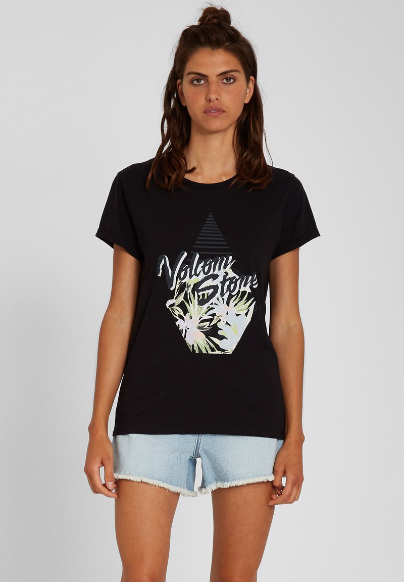 Damen T-Shirts | Volcom RADICAL DAZE TEE T-Shirt print black/schwarz - LZ23485 Damen T-Shirts | Volcom RADICAL DAZE TEE T-Shirt print black/schwarz - LZ23485