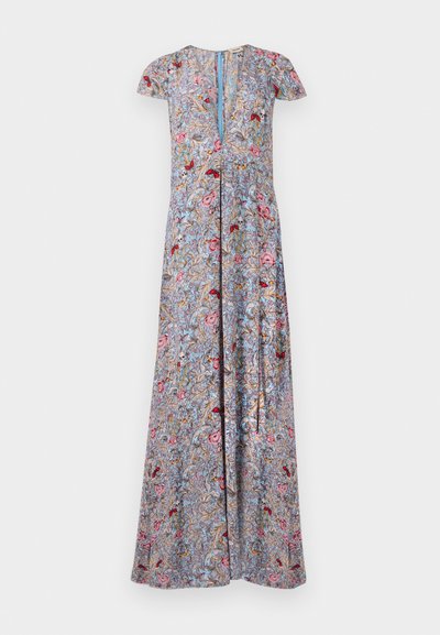 Zadig & Voltaire RAVIR SOFT BRITISH FLOWERS - Φόρεμα ημέρας - mist