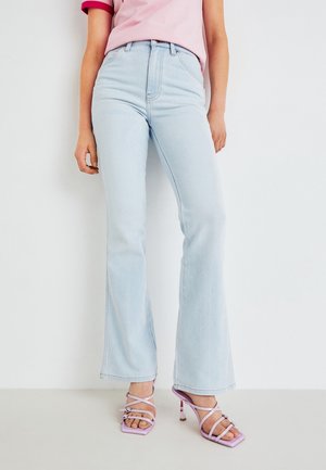 Bootcut jeans - light-blue denim