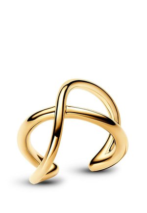 SHAPED INFINITY CUFF - Ohrringe - gold plated
