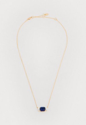 BOX STONE PENDANT - Náhrdelník - gold-coloured/indigo