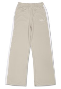 SOBOYA TRACKPANTS - Παντελόνι φόρμας - light beige/white