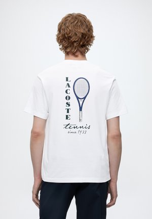 Lacoste, T-shirt print - white