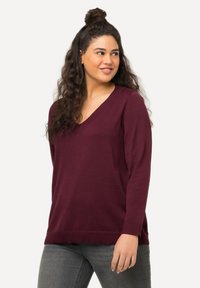 Ulla Popken Maglione - dunkle beere