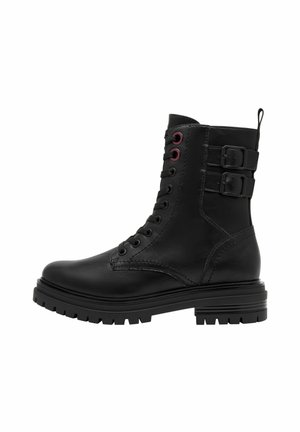 s.Oliver Bottines à plateau - black