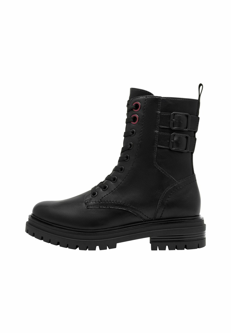 s.Oliver Botines con plataforma - black