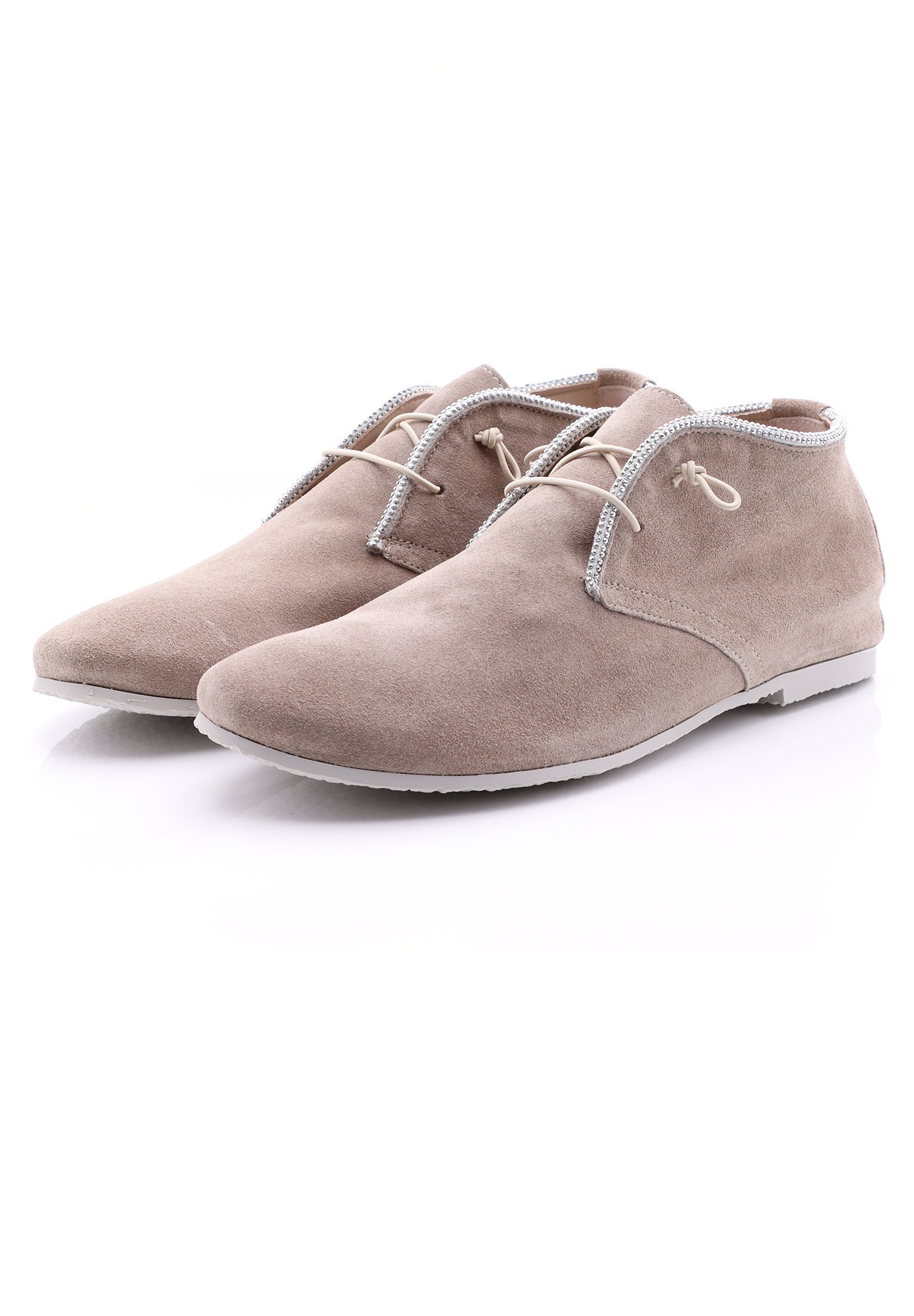 Donna Carolina WITH STRASS - Sportieve veterschoenen - beige/Beige -  Zalando.nl
