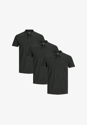 Jack & Jones, 3 PACK - Poloshirt - schwarz