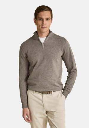 John Henric, Striktrøje - taupe