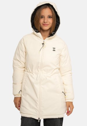 REVERSIBLE WIND - Manteau en duvet - ecru/noir