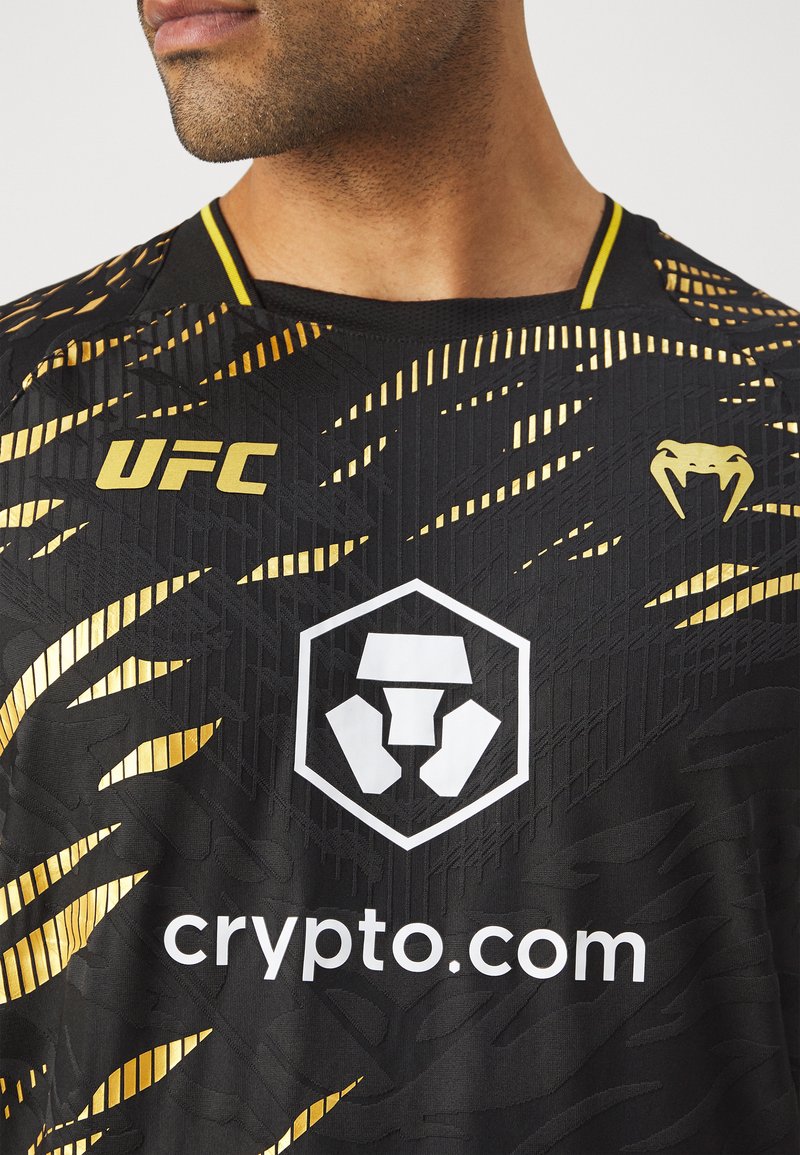 Venum Mens T-shirt Long Sleeve Venum UFC Authentic Fight Week Men Short  Sleeve Tshirt Vert Ufc Shirt