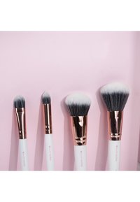 Brushworks BRUSHWORKS WHITE & GOLD TRAVEL MAKEUP BRUSH SET - Make-up Brush Set - white & gold