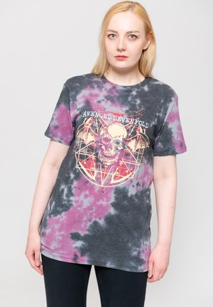 AVENGED SEVENFOLD RITUAL DIP DYE - Print T-shirt - grey