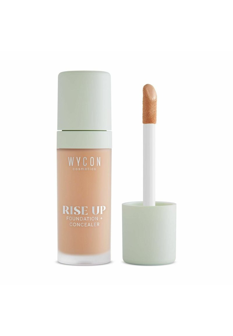 WYCON Cosmetics RISE UP FOUNDATION + CONCEALER FONDOTINTA MULTIFUNZIONE DAL FINISH LUMINOSO E UNIFORMANTE - Fondotinta - deep honey