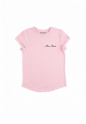 Mira Paris, ESSENTIAL CLASSIC ROLL UP TEE 26 - T-shirt basic - washed pink