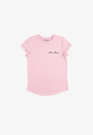 Mira Paris, ESSENTIAL CLASSIC ROLL UP TEE 26 - T-shirt basic - washed pink