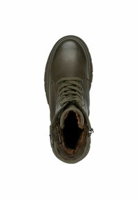 Marco Tozzi Fűzős bokacsizmák - khaki comb
