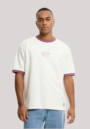 INSIDE, CAMISETA BORDADA COUNTRY ROADS - Camiseta estampada - blanco