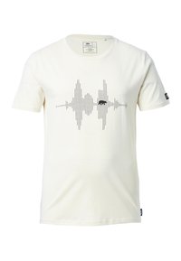 Print T-shirt - beige