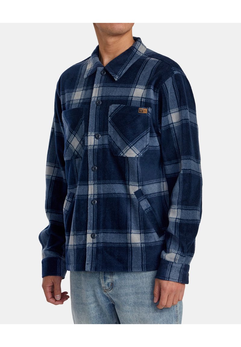 RVCA Fleecejas blauw RVCA Fleecejas blauw