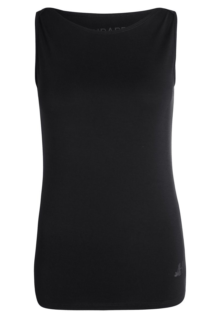 Curare Yogawear TANK BOAT NECK Topper black Zalando.no Curare Yogawear TWISTBACK - Topper - greyberry