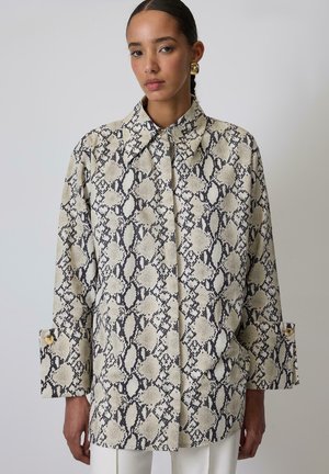 PATTERNED WITH WIDE CUFFS - Button-down blouse - snake pattern