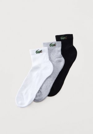 Lacoste, UNISEX 6 PACK - Chaussettes - white/silver-coloured/black