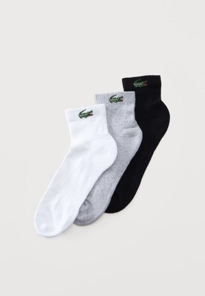 Lacoste, UNISEX 6 PACK - Chaussettes - white/silver-coloured/black