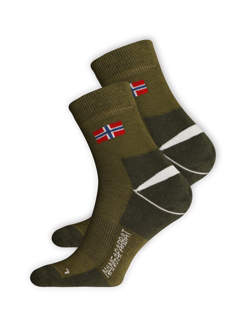 Nangaparbat 2ER PACK - Socks - oliv