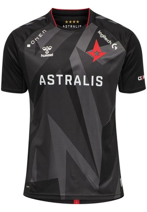 ASTRALIS  GAME JERSEY S/S - T-shirt z nadrukiem