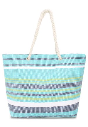 Normani BEACH BAG - Shopping Bag - turquoise, light blue, green