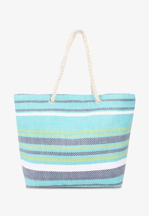 Normani BEACH BAG - Shopping Bag - turquoise, light blue, green