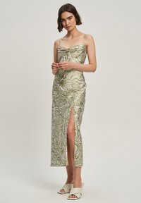 ST MRLO YORK - Maxi šaty - olive abs swirl