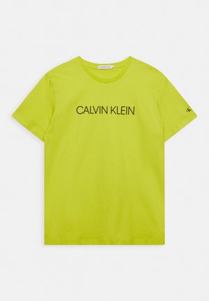 INSTITUTIONAL - Print T-shirt - lemon lime