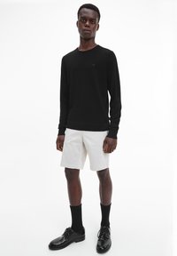 Calvin Klein - CREW NECK - Trui - ck black Miniatuurafbeelding 1