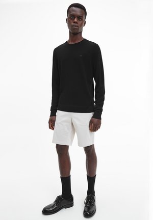 Calvin Klein CREW NECK - Strickpullover - ck black