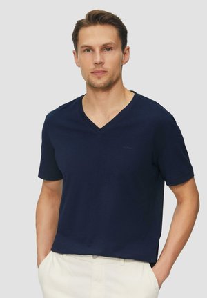 s.Oliver Basic T-shirt - tiefblau