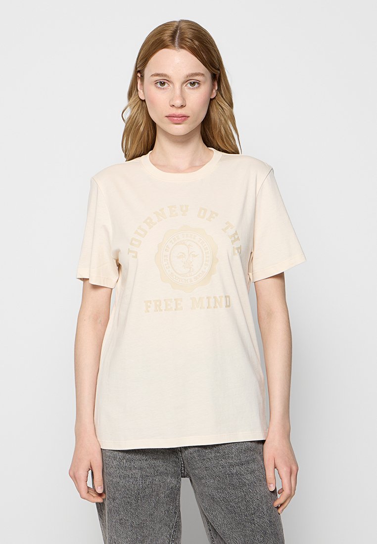 Scotch & Soda T-shirt print beige Scotch & Soda T-shirt print beige