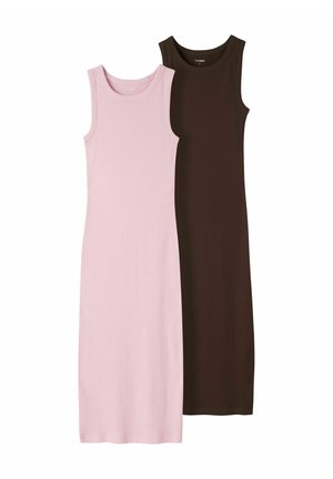 TWO SOON 2-PACK  - Rochie tricotată - parfait pink