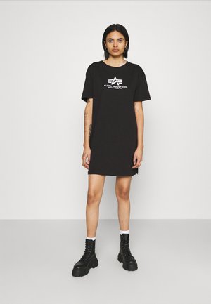 Alpha Industries LONG WMN - Trikotāžas kleita - black