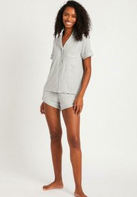 Chelsea Peers MODAL BUTTON UP - Pyjama - grey