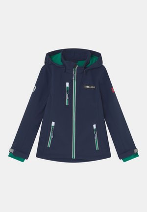 KIDS PREIKESTOLEN UNISEX - Kurtka Softshell - navy/cloudy grey/pepper green