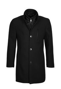 URBAN MIT HERAUSNEHMBARER WESTE - Kurzmantel - black