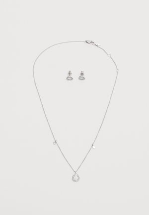 SET - Øredobber - silver-coloured