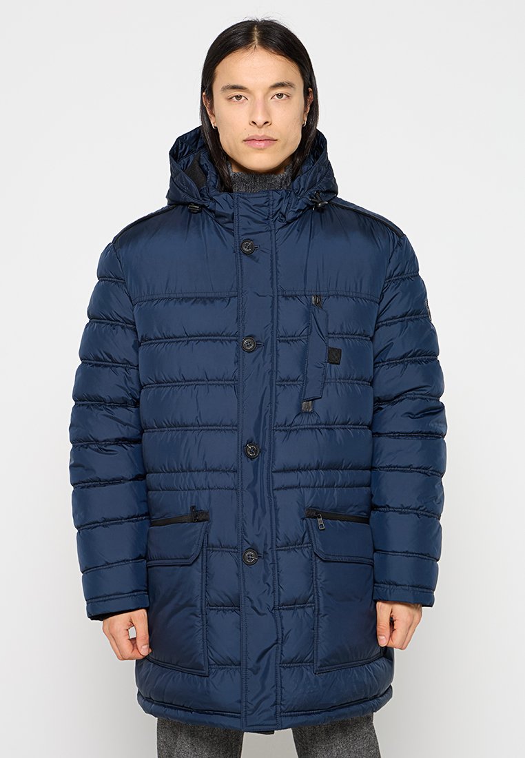 Bugatti Wintermantel blauw