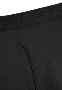 Boxer briefs neri con una cintura morbida che presenta la parola "AUTOGRAPH" in lettering in rilievo. Tessuto liscio e apertura frontale funzionale.